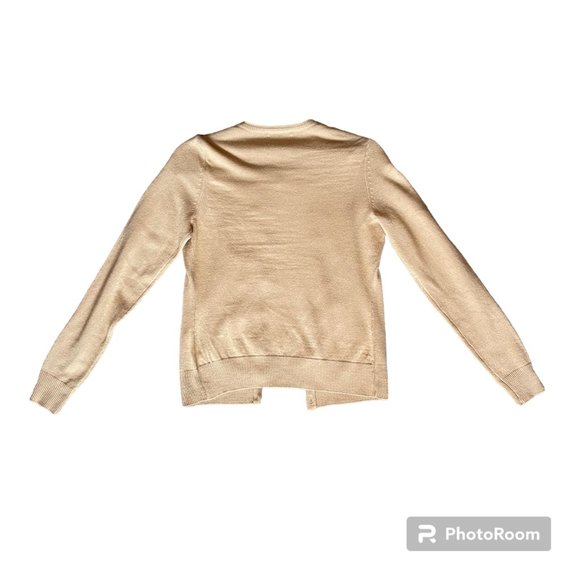 NEW YORK & COMPANY Tan Cardigan sz. small - Picture 2 of 3